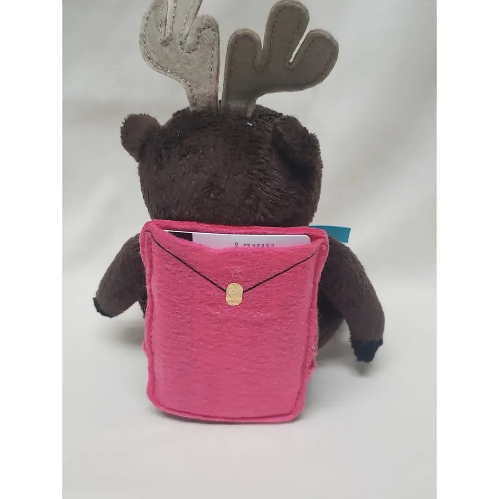 Old Navy Reindeer Plush GC Holder Stuffed Animal